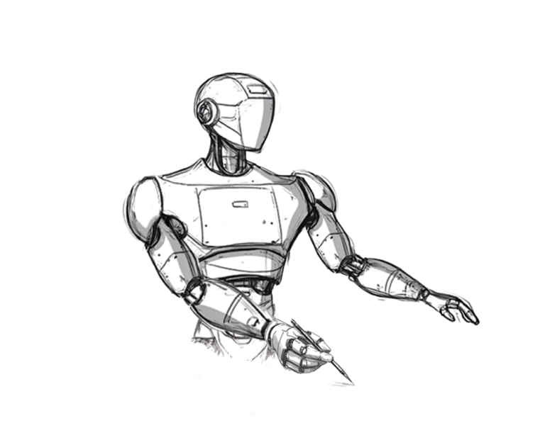 איור של רובוט